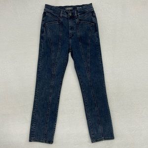 DL1961 Mara Ankle High Rise Ankle Instasculpt Straight Jeans, Sz 27